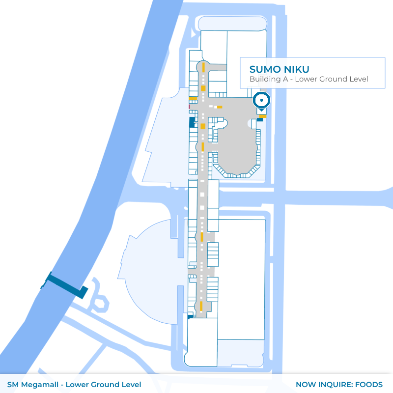 Map - Sumo Niku - SM Megamall - Building A - Lower Ground Level